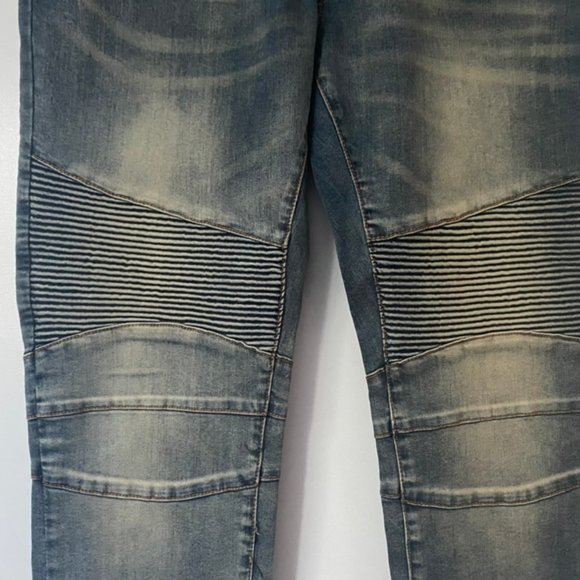 Embellish NYC Jeans NWT 38 Biker Panel - Picture 4 of 11